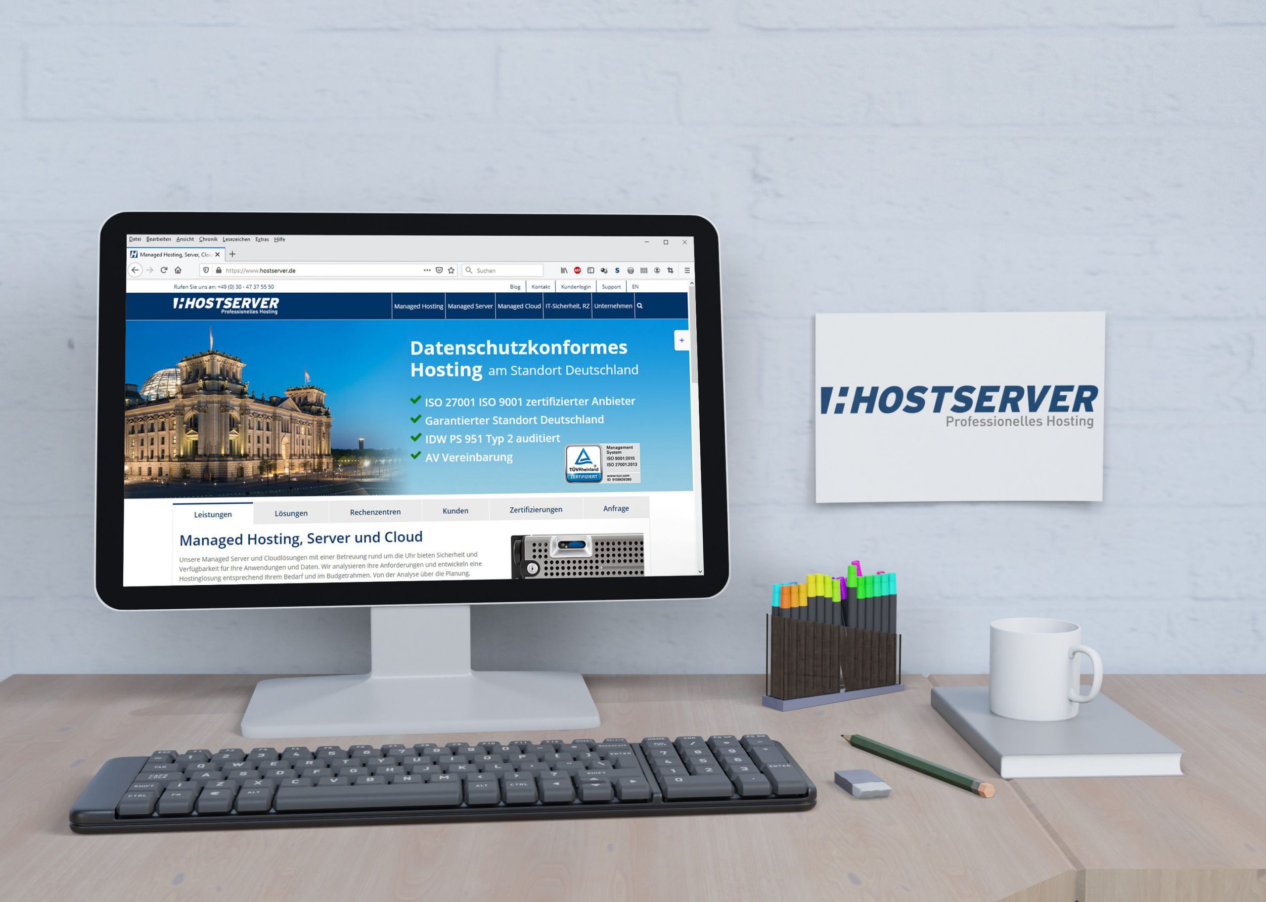 Hostserver Website - Portfolio