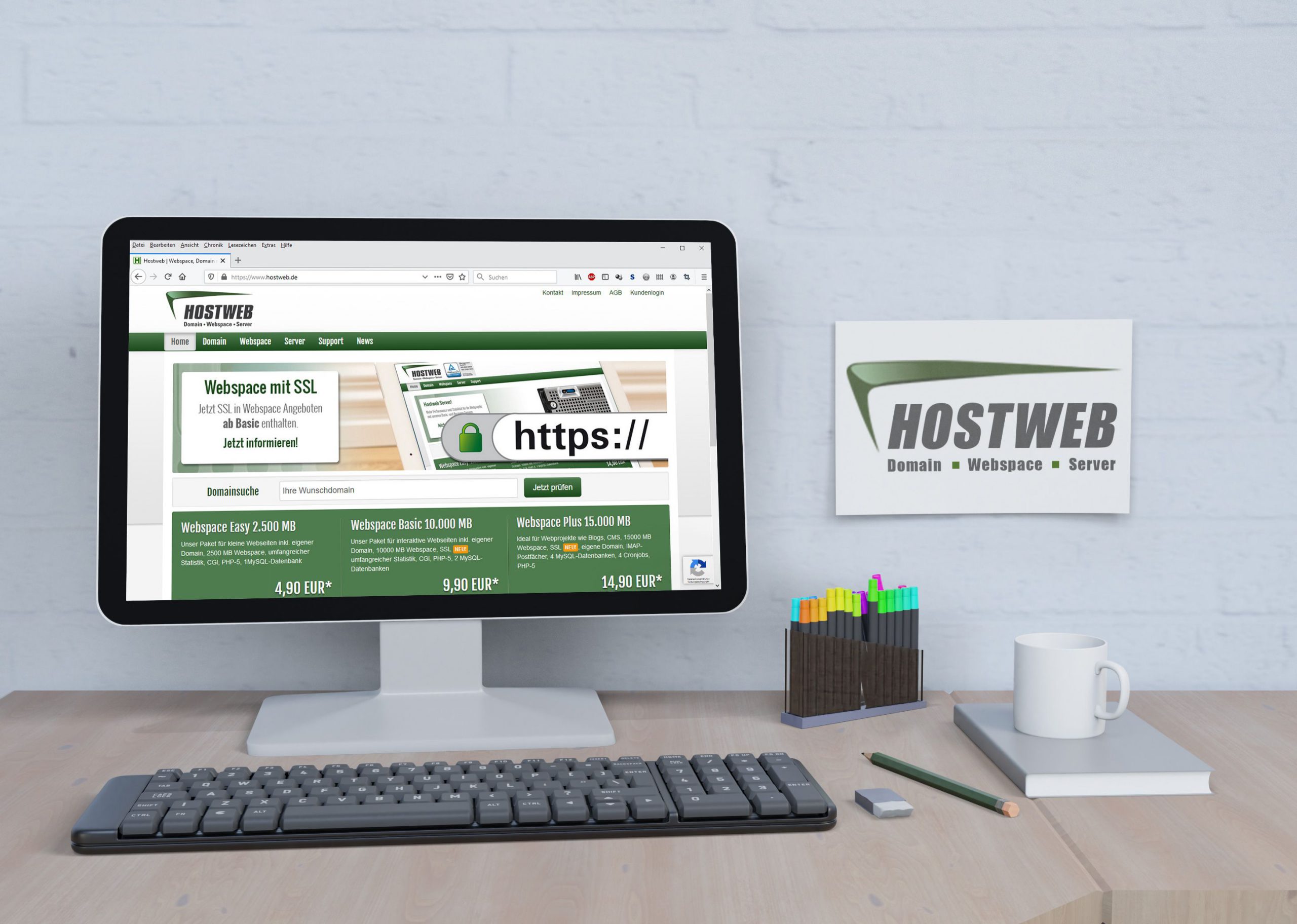 Hostweb Website - Portfolio